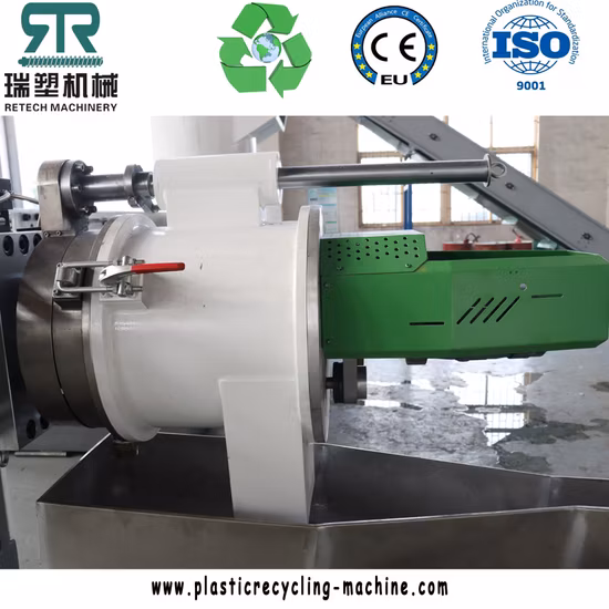 Kunststoff-PE/PP/HDPE/LDPE/LLDPE/BOPP-Folie/Beutel/gewebter Beutel/Vliesstoff/Faser/Granulierlinie/Granulierungsanlage/Agglomerationsrecycling/Kompaktpelletiermaschine