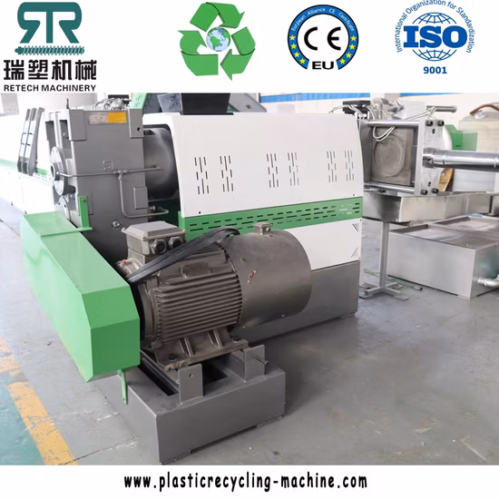 Kunststoff-PE/PP/HDPE/LDPE/LLDPE/BOPP-Folie/Beutel/gewebter Beutel/Vliesstoff/Faser/Granulierlinie/Granulierungsanlage/Agglomerationsrecycling/Kompaktpelletiermaschine