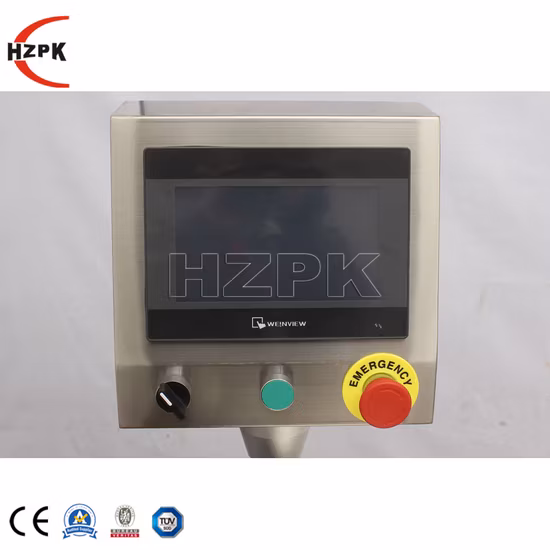 Hzpk Automatische kleine Kosmetikdose, Kunststoffglas, Wein, runde Ölflasche, Aufkleber, Etikettenapplikator, Etikettiermaschine, Preis