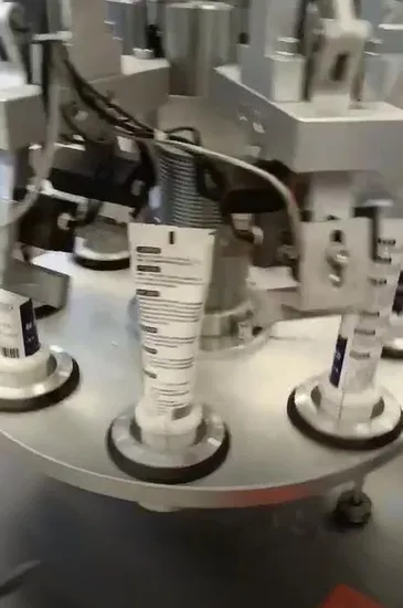 Vollautomatische Zahnpastatube-Füll- und Verschließmaschine für Dichtungskleber