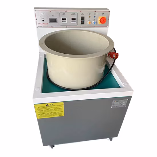 Edelstahl-Metall-Kochgeschirr-Oberflächenschleif-Poliermaschine, magnetische Poliermaschine